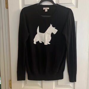 LOFT Black Knit Sweater
